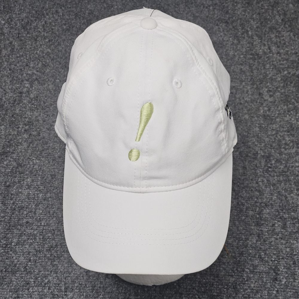 Nike Hat Adult White Exclamation Point Clr!ty THC Golf Heritage86 Cap Cannabis